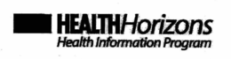 HEALTHHORIZONS HEALTH INFORMATION PROGRAM trademark