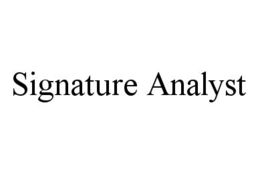 SIGNATURE ANALYST trademark