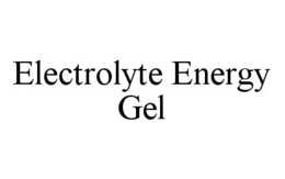 ELECTROLYTE ENERGY GEL trademark
