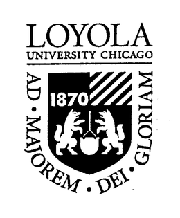 AD MAJOREM DEI GLORIAM LOYOLA UNIVERSITY CHICAGO 1870 trademark
