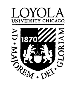 AD MAJOREM DEI GLORIAM LOYOLA UNIVERSITY CHICAGO 1870 trademark