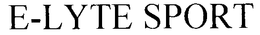 E-LYTE SPORT trademark