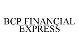 BCP FINANCIAL EXPRESS trademark