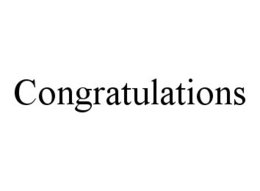 CONGRATULATIONS trademark