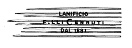 LANIFICIO F.LLI CERRUTI DAL 1881 trademark