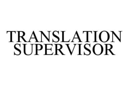 TRANSLATION SUPERVISOR trademark