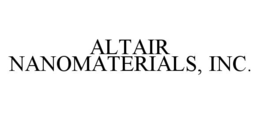 ALTAIR NANOMATERIALS, INC. trademark