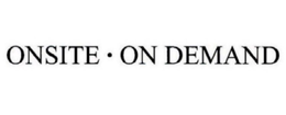 ONSITE · ON DEMAND trademark