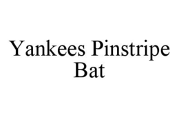 YANKEES PINSTRIPE BAT trademark