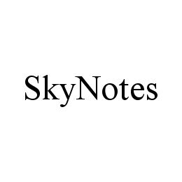 SKYNOTES trademark