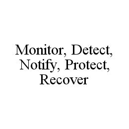 MONITOR, DETECT, NOTIFY, PROTECT, RECOVER trademark