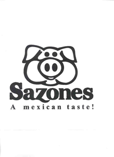 SAZONES A MEXICAN TASTE! trademark