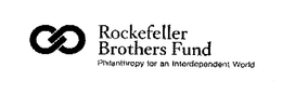 ROCKEFELLER BROTHERS FUND PHILANTHROPY FOR AN INTERDEPENDENT WORLD trademark