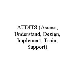 AUDITS (ASSESS, UNDERSTAND, DESIGN, IMPLEMENT, TRAIN, SUPPORT) trademark
