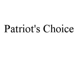 PATRIOT'S CHOICE trademark