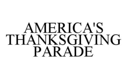 AMERICA'S THANKSGIVING PARADE trademark