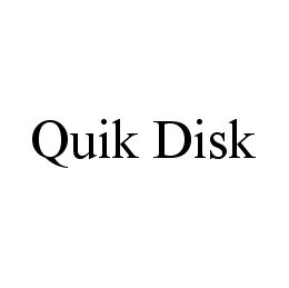 QUIK DISK trademark
