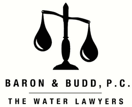 BARON & BUDD, P.C. THE WATER LAWYERS trademark