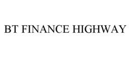 BT FINANCE HIGHWAY trademark