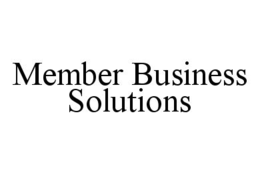 MEMBER BUSINESS SOLUTIONS trademark