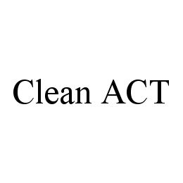CLEAN ACT trademark