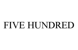 FIVE HUNDRED trademark