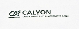 CA CALYON CORPORATE AND INVESTMENT BANK trademark