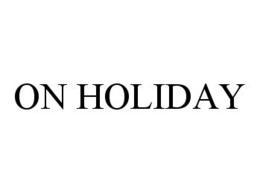 ON HOLIDAY trademark