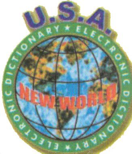 U.S.A.  ELECTRONIC DICTIONARY NEW WORLD trademark