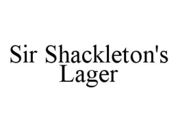 SIR SHACKLETON'S LAGER trademark