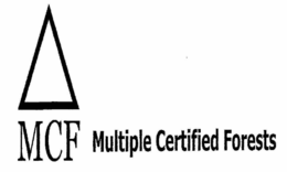 MCF MULTIPLE CERTIFIED FORESTS trademark