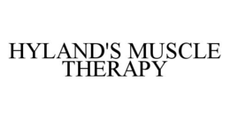 HYLAND'S MUSCLE THERAPY trademark
