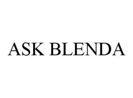 ASK BLENDA trademark