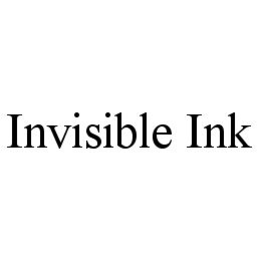 INVISIBLE INK trademark
