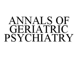 ANNALS OF GERIATRIC PSYCHIATRY trademark