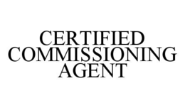CERTIFIED COMMISSIONING AGENT trademark