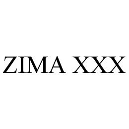 ZIMA XXX trademark