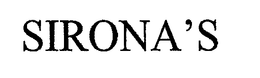 SIRONA trademark
