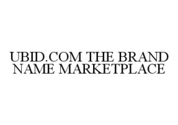 UBID.COM THE BRAND NAME MARKETPLACE trademark
