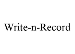 WRITE-N-RECORD trademark