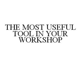 THE MOST USEFUL TOOL IN YOUR WORKSHOP trademark