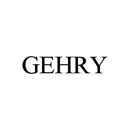 GEHRY trademark