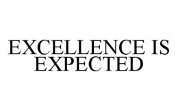 EXCELLENCE IS EXPECTED trademark