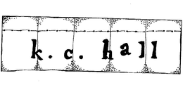 K. C. HALL trademark