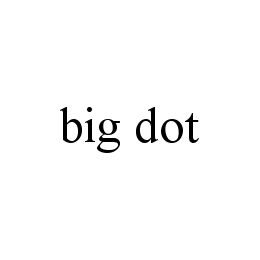 BIG DOT trademark