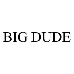 BIG DUDE trademark