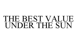 THE BEST VALUE UNDER THE SUN trademark