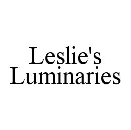 LESLIE'S LUMINARIES trademark