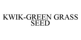 KWIK-GREEN GRASS SEED trademark
