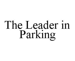 THE LEADER IN PARKING trademark